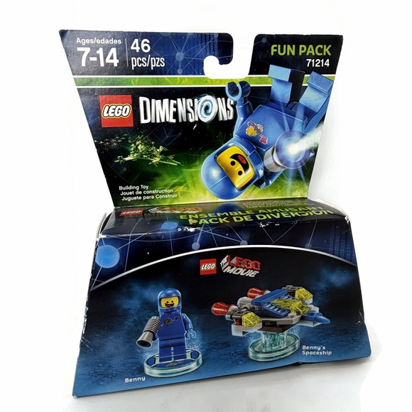 Lego Other - LEGO Dimensions The LEGO Movie Fun Pack Benny Spaceship 46 Pieces 71214
